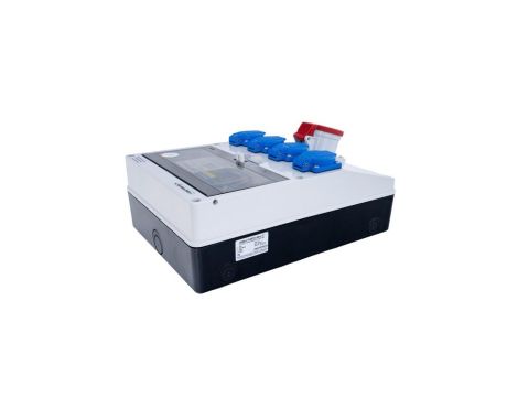 Rozdzielnica TD-S/FI 32A/5P 4x230V FR przycisk bezpieczeństwa 1499