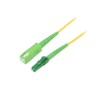 FPSLS20 Patch cord światłowodowy OS2 LC/APC,SC/APC 20m LSZH żółty