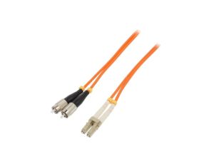 QOLTEC-54057 Patch cord światłowodowy OM2 FC/UPC,LC/UPC 3m LSZH