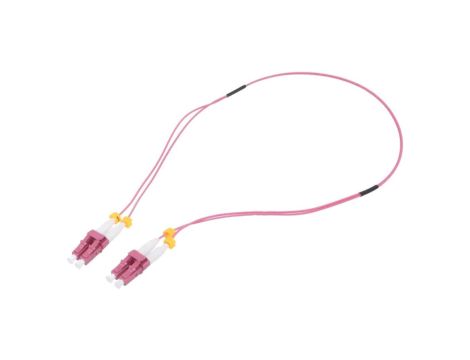FS4LC00 Patch cord światłowodowy OM4 LC/UPC,z obu stron 0,5m LSZH