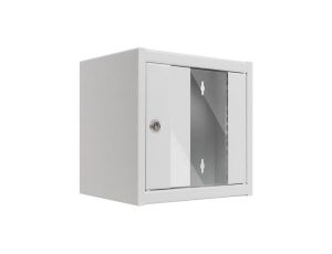 Szafa wisząca RACK 10 4,5U 300mm drzwi szklane szara NETRACK S-Line