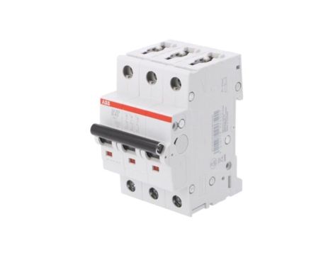 SZ203-B40 Wyłącznik nadprądowy, 400VAC, Prąd znamionowy: 40A, 3-biegunowy, na szynę DIN
