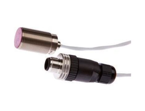 Czujnik indukcyjny M18x1 30long, 0-230C, podłączenie do wzmacniacza, wtyczka kabla M12 10m PTFE, IP65, VA