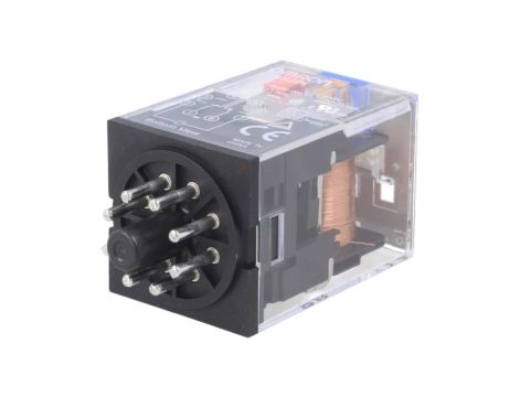 MKS2PI-24DC Przekaźnik: elektromagnetyczny DPDT Ucewki: 24VDC 10A/250VAC