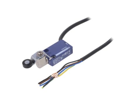 XCMD2115L1 Wyłącznik krańcowy dźwignia R 34,4mm, rolka z tworzywa Ø16mm