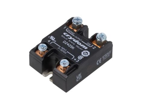 D2425K Przekaźnik półprzewodnikowy Uster: 3...32VDC 25A 24...280VAC IP00