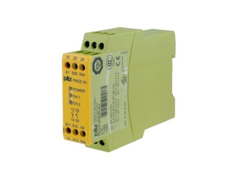 PZ-774325 Moduł: przekaźnik bezpieczeństwa, 24VAC, 24VDC, Output: 2, PNOZ X5