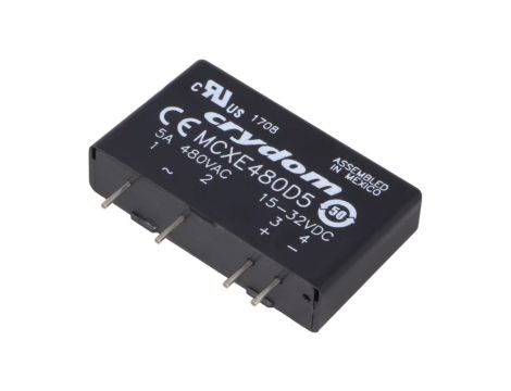 MCXE480D5 Przekaźnik półprzewodnikowy Uster: 15...32VAC 5A 48...660VAC THT