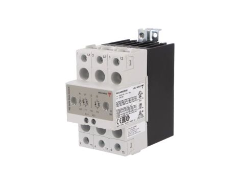RGC2A60D25KKE Przekaźnik półprzewodnikowy 25A Uprzeł: 42...660VAC 3-fazowy