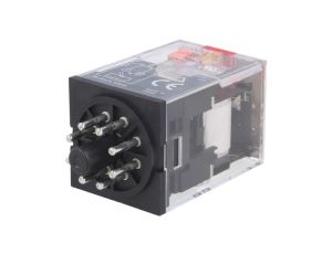 MKS2PIN-230AC Przekaźnik: elektromagnetyczny DPDT Ucewki: 230VAC 10A/250VAC