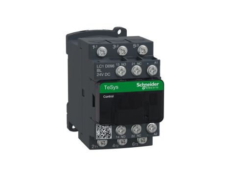 LC1D096BD Stycznik 3-biegunowy NO x3 Styki pomocnicze: NC + NO 24VDC 9A