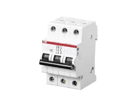 S203-C16 Wyłącznik nadprądowy, 230/400VAC, Prąd znamionowy: 16A, 3-biegunowy, 6kA, szczelność IP20