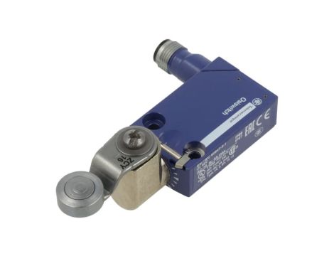 XCMD2116C12 Wyłącznik krańcowy dźwignia R 34,4mm, rolka metalowa Ø16mm