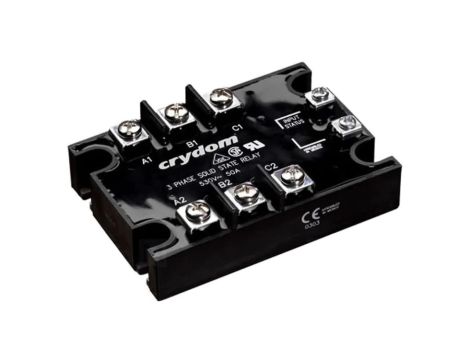 A53TP50D Przekaźnik półprzewodnikowy 50A Uprzeł: 48...530VAC 3-fazowy