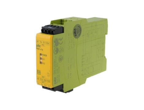 PZ-784130 Moduł: przekaźnik bezpieczeństwa, Uzas: 24VDC, Input: 2, Output: 5, IP40