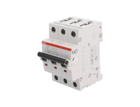 S203-C6 Wyłącznik nadprądowy, 230/400VAC, Prąd znamionowy: 6A, 3-biegunowy
