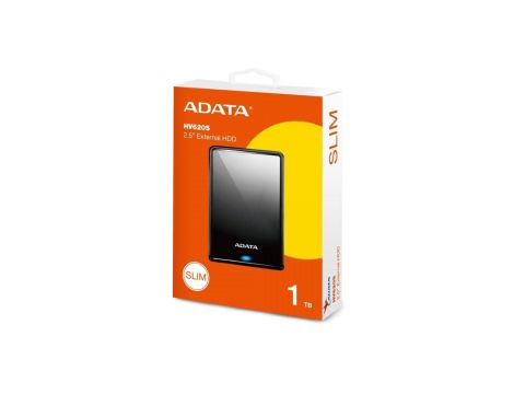 Adata HV620S DashDrive 1TB 2.5 cala USB3.1 Slim czarny
