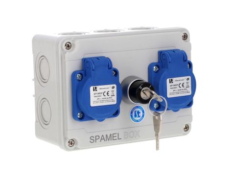 Rozdzielnica SP22-SAA-01 2x3x16A INA=10A IP54 SB-001505-P0030-54