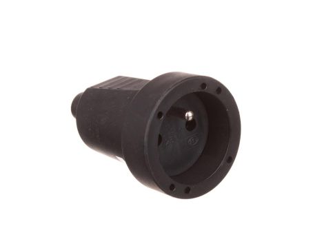 Gniazdo przenośne z/u guma IP20 250V~ 16 A czarne 12146