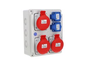 Rozdzielnica 3x5x16A 2x2x16A INA=16A IP54 SB-008005-S0020-54