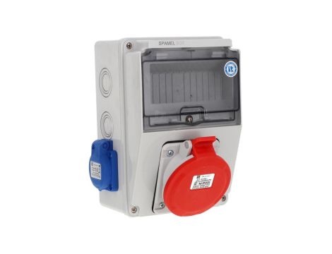 Rozdzielnica 5x32A 2x3x16A INA=32A IP54 SB-074605-S0060-54