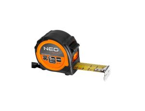 Miara zwijana metrówka 5m / 25mm magnetyczna wzmacniana czarno-pomarańczowa NEO 67-115-1