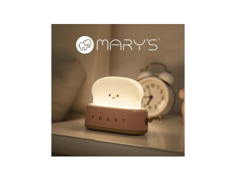 MARYS LAMPKA NOCNA LED TOSTER RÓŻOWY
