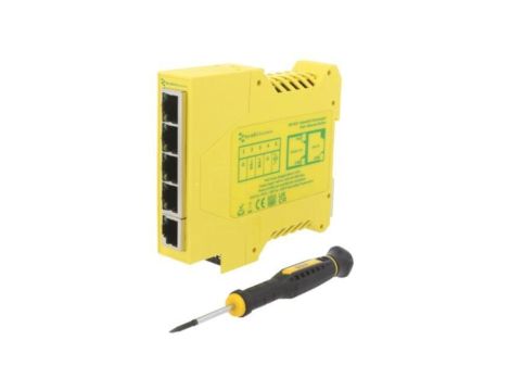 SW-525 Switch Ethernet, (niezarządzalny), liczba portów: 5, 4457V DC, RJ45