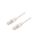 Patch cord ETHERLINE Cat.6a,S/FTP 6a linka Cu LSZH biały 24441409