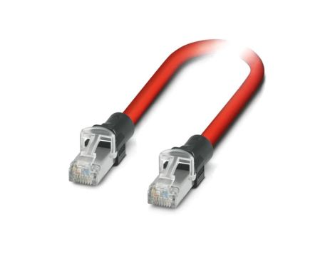 1112930 Patch cord S/FTP 5 linka Cu,cynowana PVC czerwony 1m 22AWG