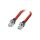 1112930 Patch cord S/FTP 5 linka Cu,cynowana PVC czerwony 1m 22AWG