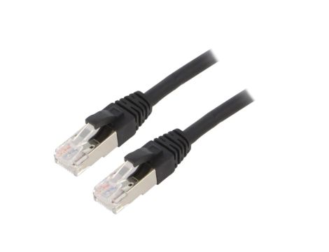 Patch cord ETHERLINE Cat.6a,S/FTP 6a linka Cu LSZH czarny 24441319
