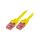 CQ2077U Patch cord U/UTP 6 linka Cu LSZH żółty 5m 26AWG