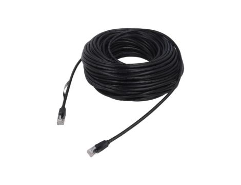 IBEBU Patch cord U/UTP 6 linka CCA PVC czarny 35m 26AWG