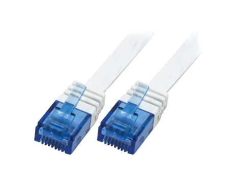 CP0140 Patch cord U/UTP 5e linka CCA PVC biały 15m 30AWG