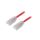 STP28X3MRD Patch cord F/UTP,TX6A-28™ 6a drut Cu LSZH czerwony 3m 28AWG