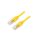 Patch cord ETHERLINE Cat.6a,S/FTP 6a linka Cu LSZH żółty 1m 24441423