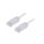 Patch cord TX6A-28™,U/UTP 6a drut Cu LSZH zielony 0,5m 28AWG UTP28X0.5MGR
