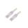 Patch cord TX6A™ 10Gig,U/UTP 6a drut Cu PVC biały 2m 24AWG UTP6AX2M