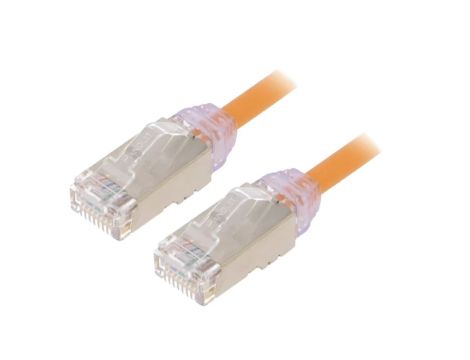 STP28X5MOR Patch cord F/UTP,TX6A-28™ 6a drut Cu LSZH pomarańczowy 5m