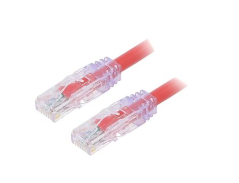 UTP6AX1MRD Patch cord TX6A™ 10Gig,U/UTP 6a drut Cu PVC czerwony 1m