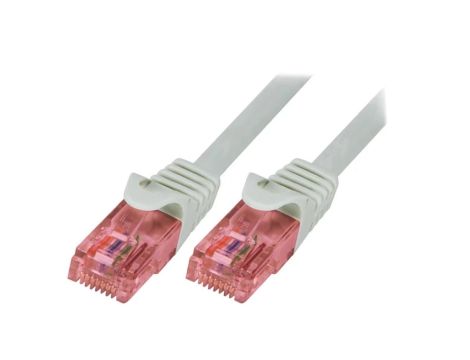 CQ2072U Patch cord U/UTP 6 linka Cu LSZH szary 5m 26AWG