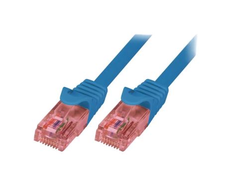 CQ2076U Patch cord U/UTP 6 linka Cu LSZH niebieski 5m 26AWG