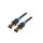 Patch cord S/FTP 6 Cu PVC czarny 30m RJ45 wtyk,z obu stron VAP-A06-B3000