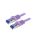 C6A069S Patch cord S/FTP 6a linka Cu LSZH fioletowy 3m 26AWG