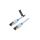 Patch cord S/FTP 6 OFC PVC szary 5m RJ45 wtyk,z obu stron VAP-A06-S500