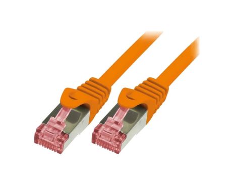 CQ2078S Patch cord S/FTP 6 linka Cu LSZH pomarańczowy 5m 27AWG