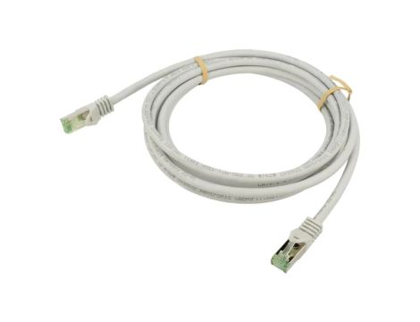 S/FTP8.1-CU-030GY Patch cord S/FTP Cat 8.1 linka Cu LSZH szary 3m 26AWG