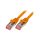CQ2088S Patch cord S/FTP 6 linka Cu LSZH pomarańczowy 7,5m 27AWG