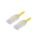 UTP28X3MYL Patch cord TX6A-28™,U/UTP 6a drut Cu LSZH żółty 3m 28AWG